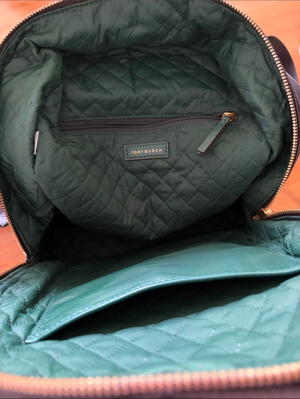 GWP Tory Burch Black Nylon Backpack (& Tory Burch pouch!) - Picture 7 of 12